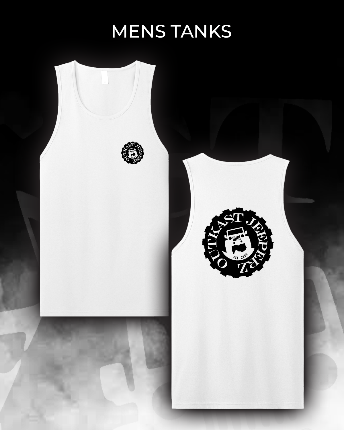 OJ Logo Mens Tank - Front and Back