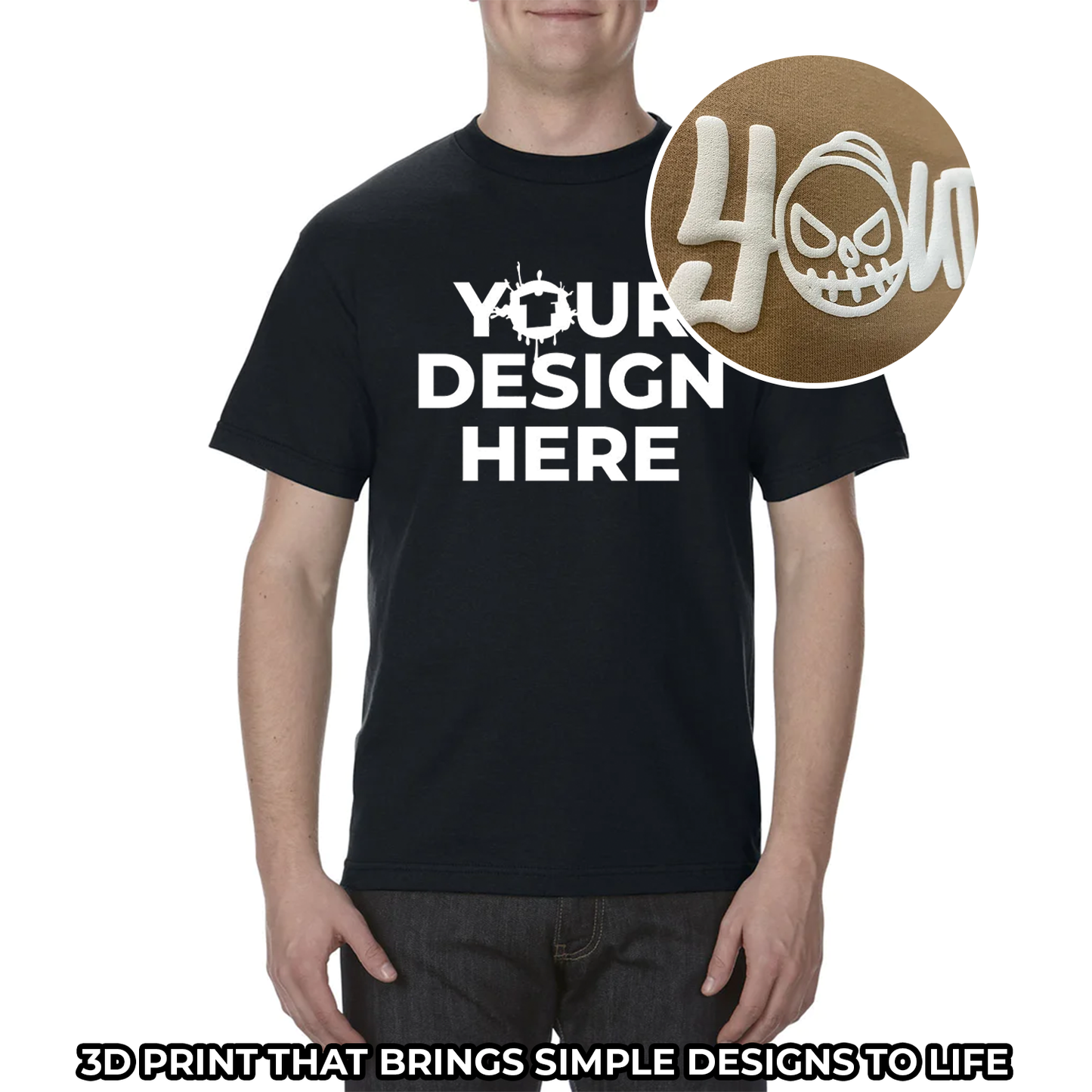 Sample 3D PUFF T-Shirt