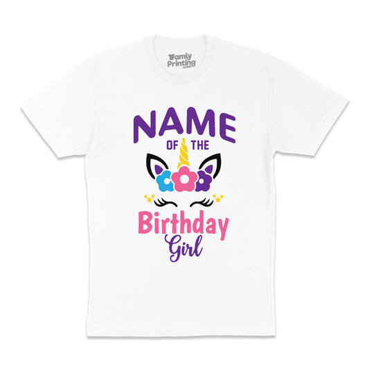 Name of the Birthday Girl Unicorn