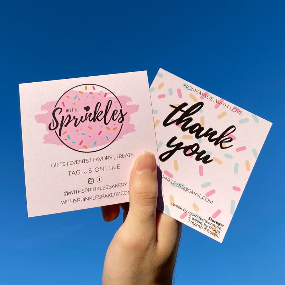 Custom Square Cards