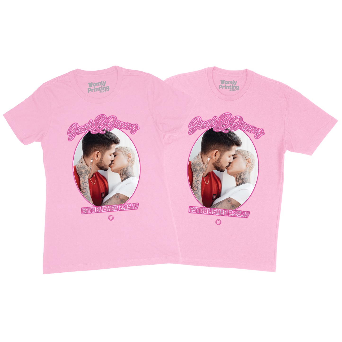 Couple's Retro Tee - Set of 2