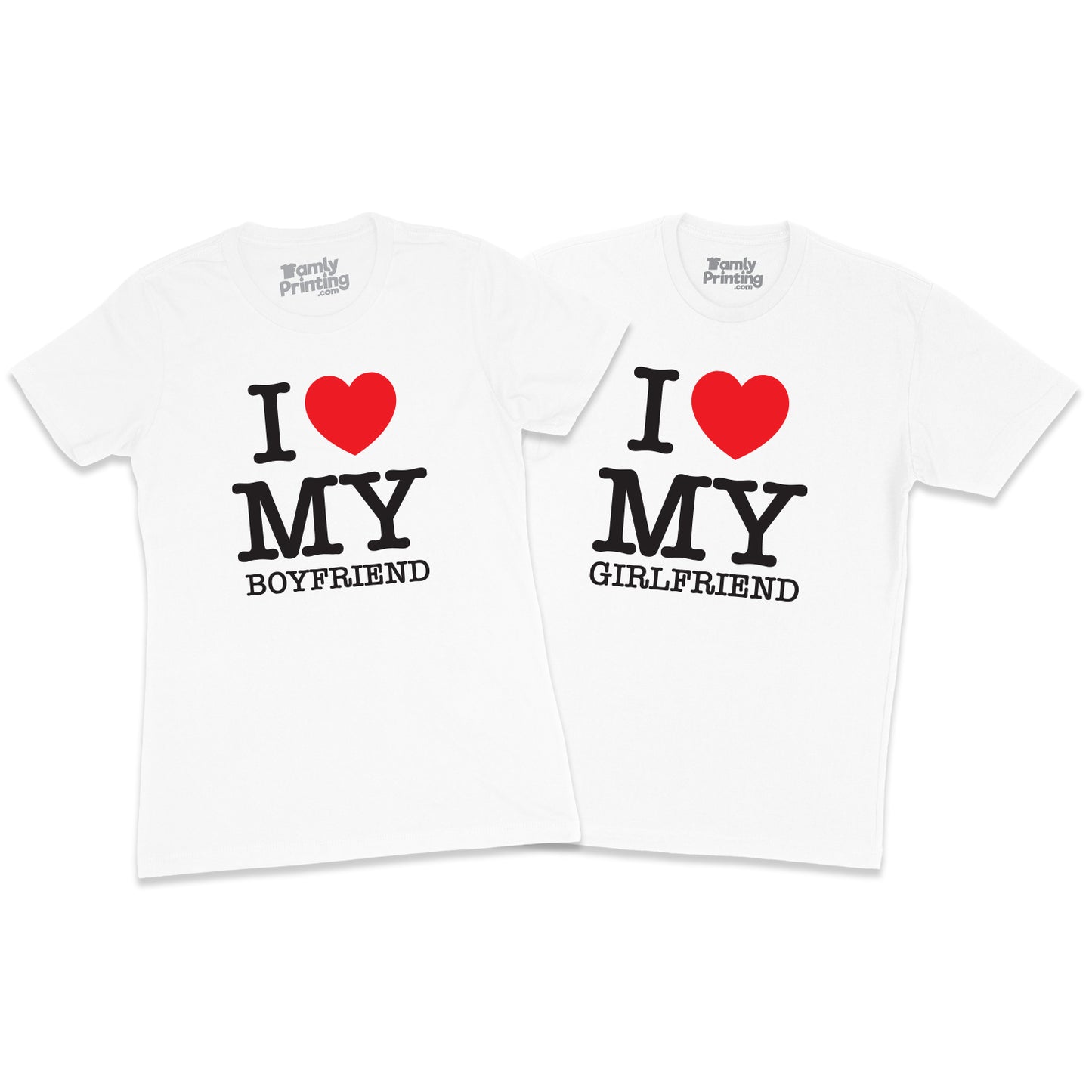 I ❤️ My Girlfriend/Boyfriend - Set of 2