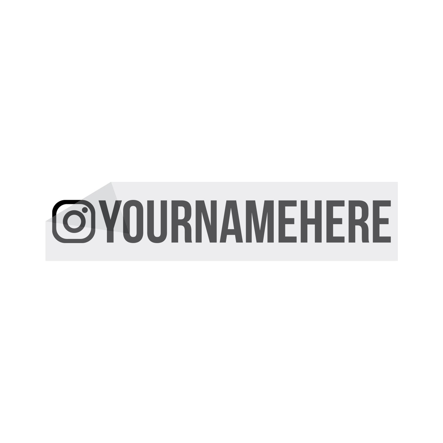 Custom Social Media Decal