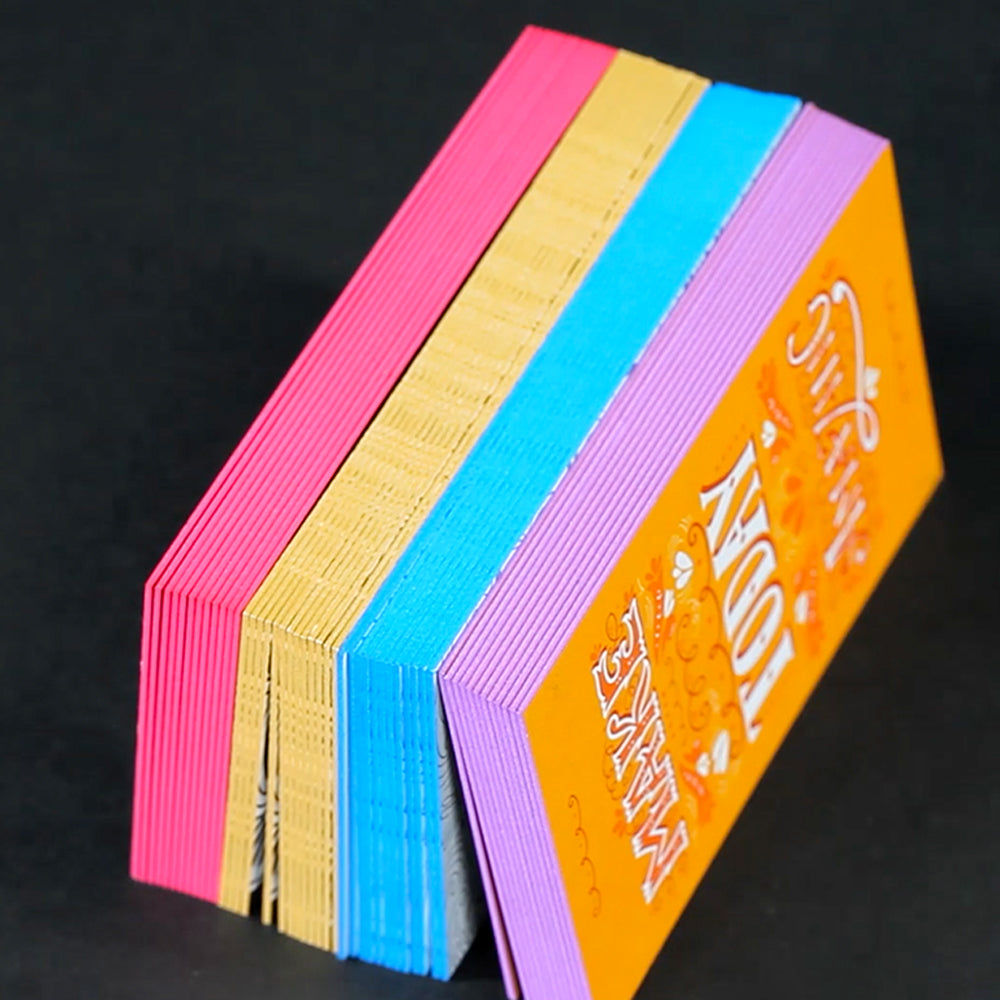 Custom Painted Edge Cards