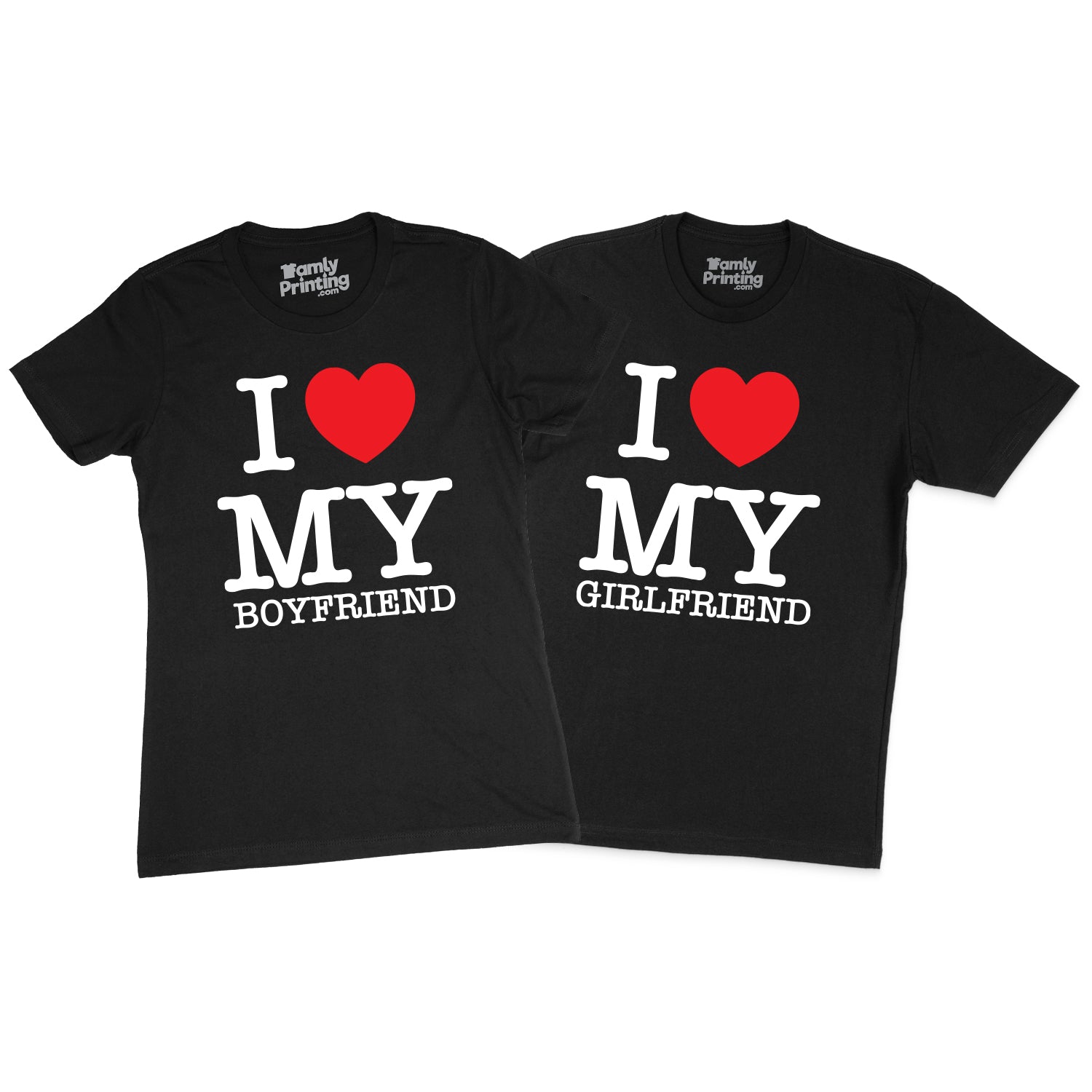 I ❤️ My Girlfriend/Boyfriend Set of – FamlyPrinting