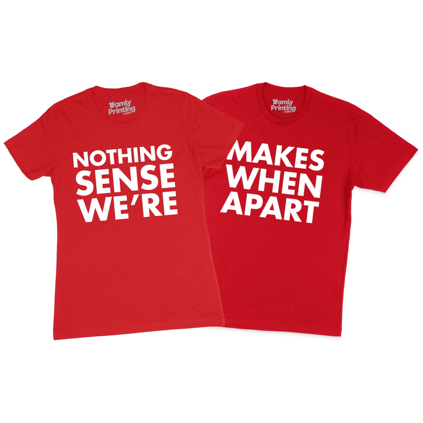 Nothing Makes Sense When We're Apart - Set of 2