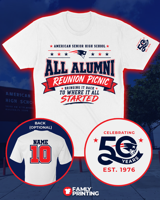 AP All Alumni Reunion Picnic Unisex Tee - Cutoff 7/19