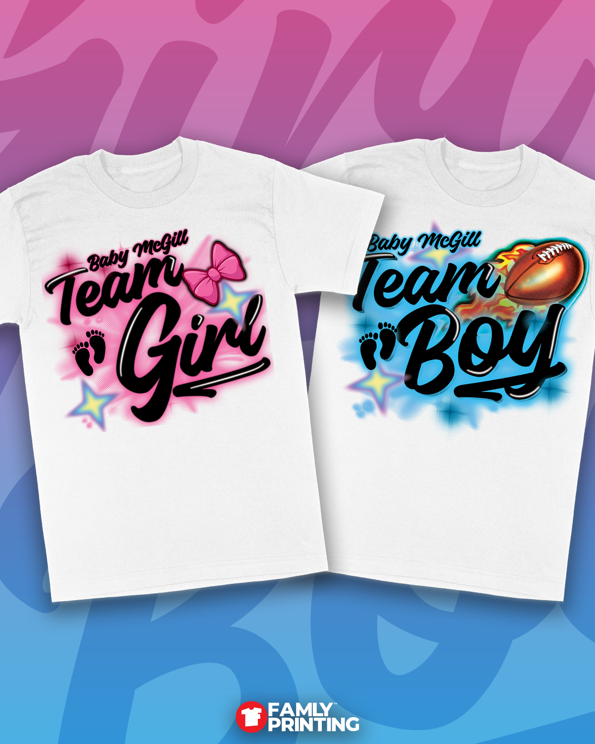 Baby McGill’s Gender Reveal - Cutoff to order 8/31