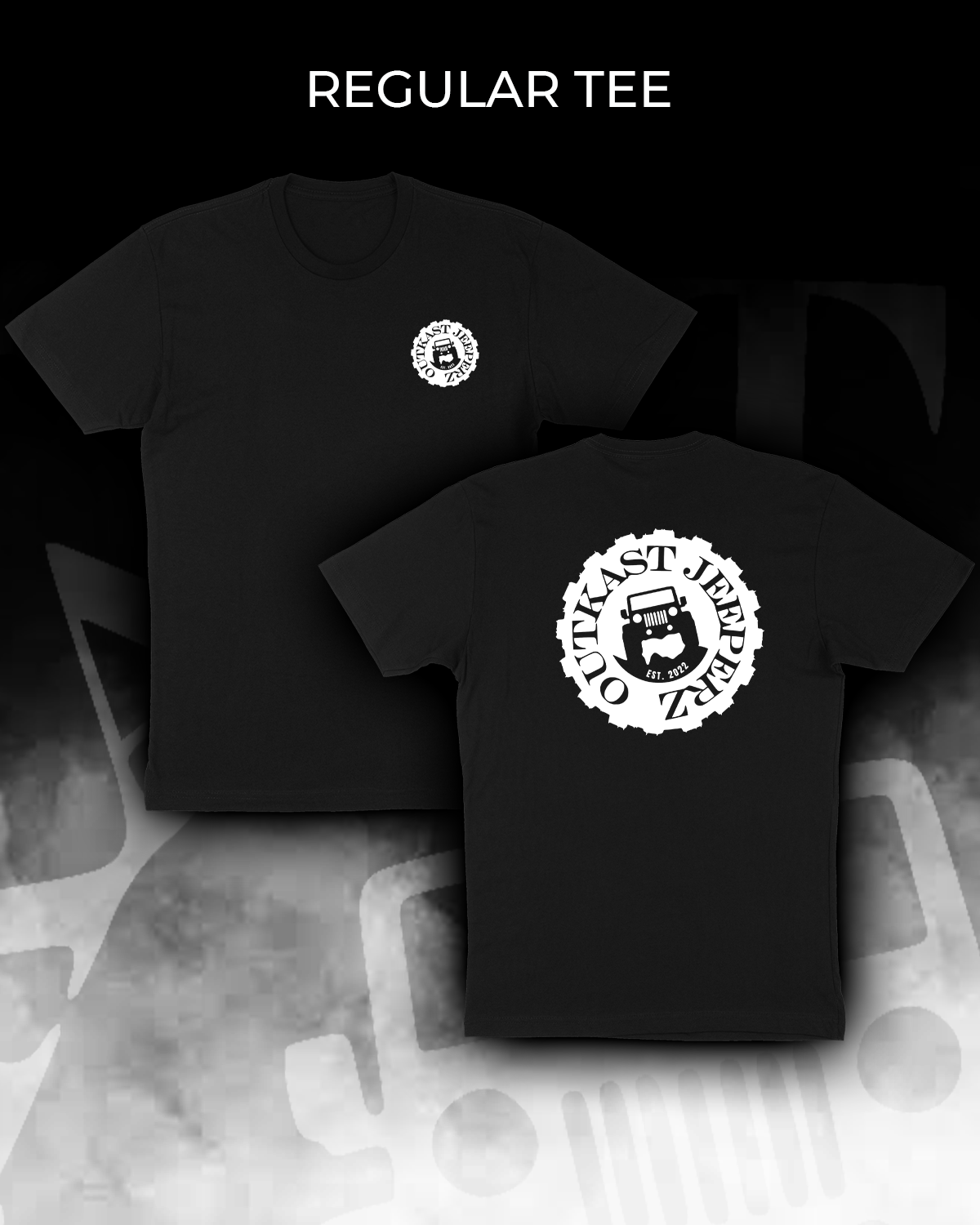 OJ Logo Regular Tee - Front and back