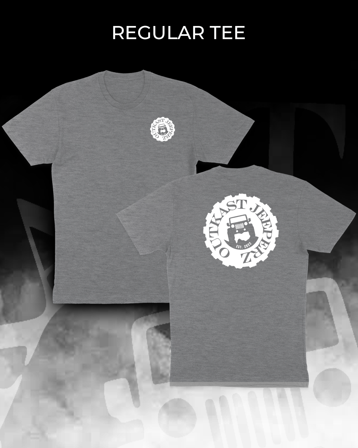 OJ Logo Regular Tee - Front and back