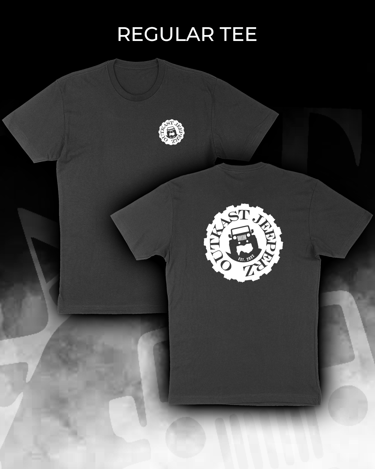 OJ Logo Regular Tee - Front and back