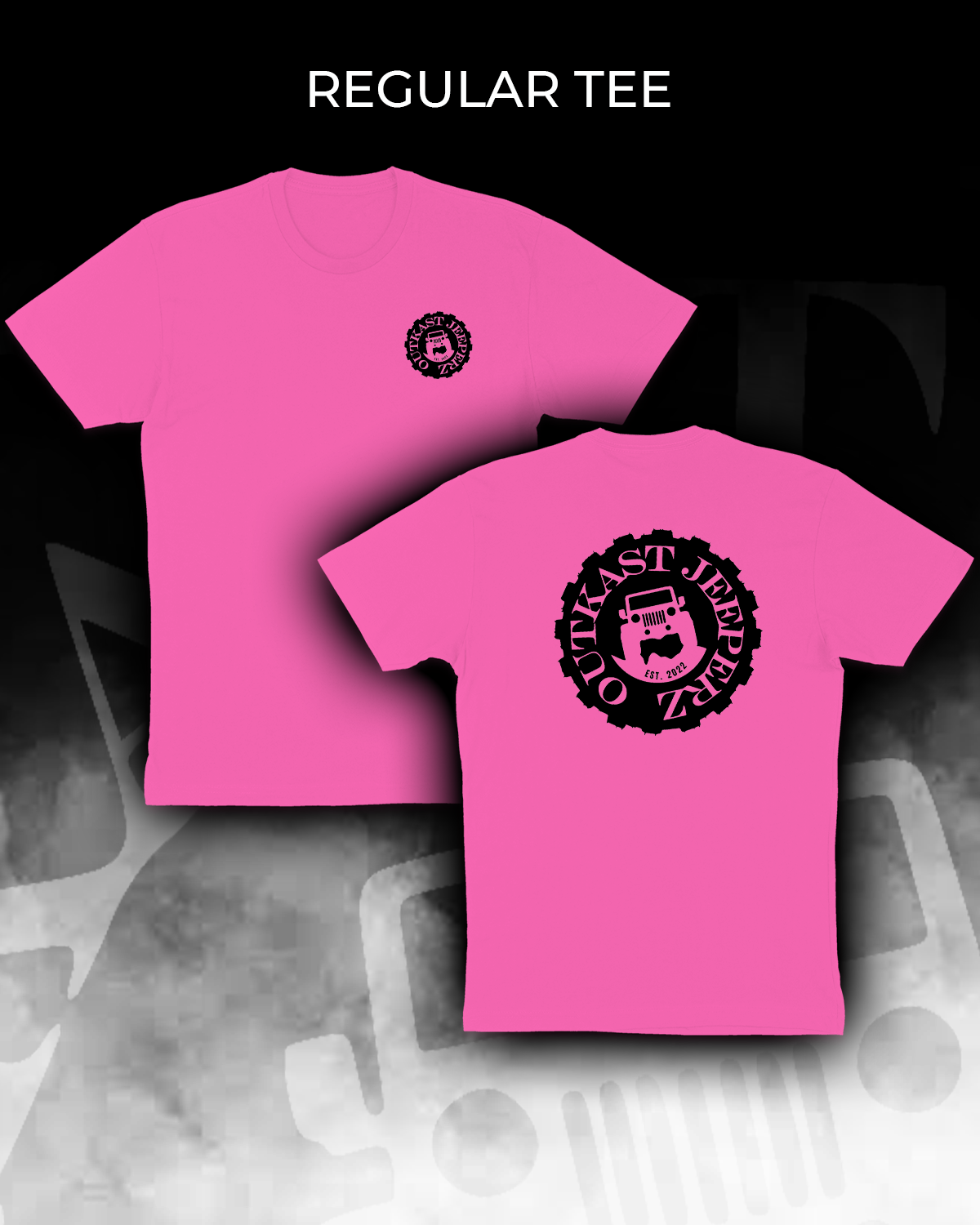 OJ Logo Regular Tee - Front and back