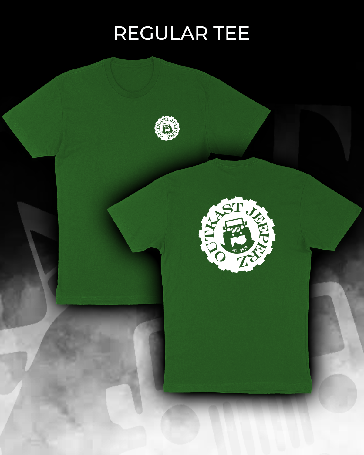 OJ Logo Regular Tee - Front and back