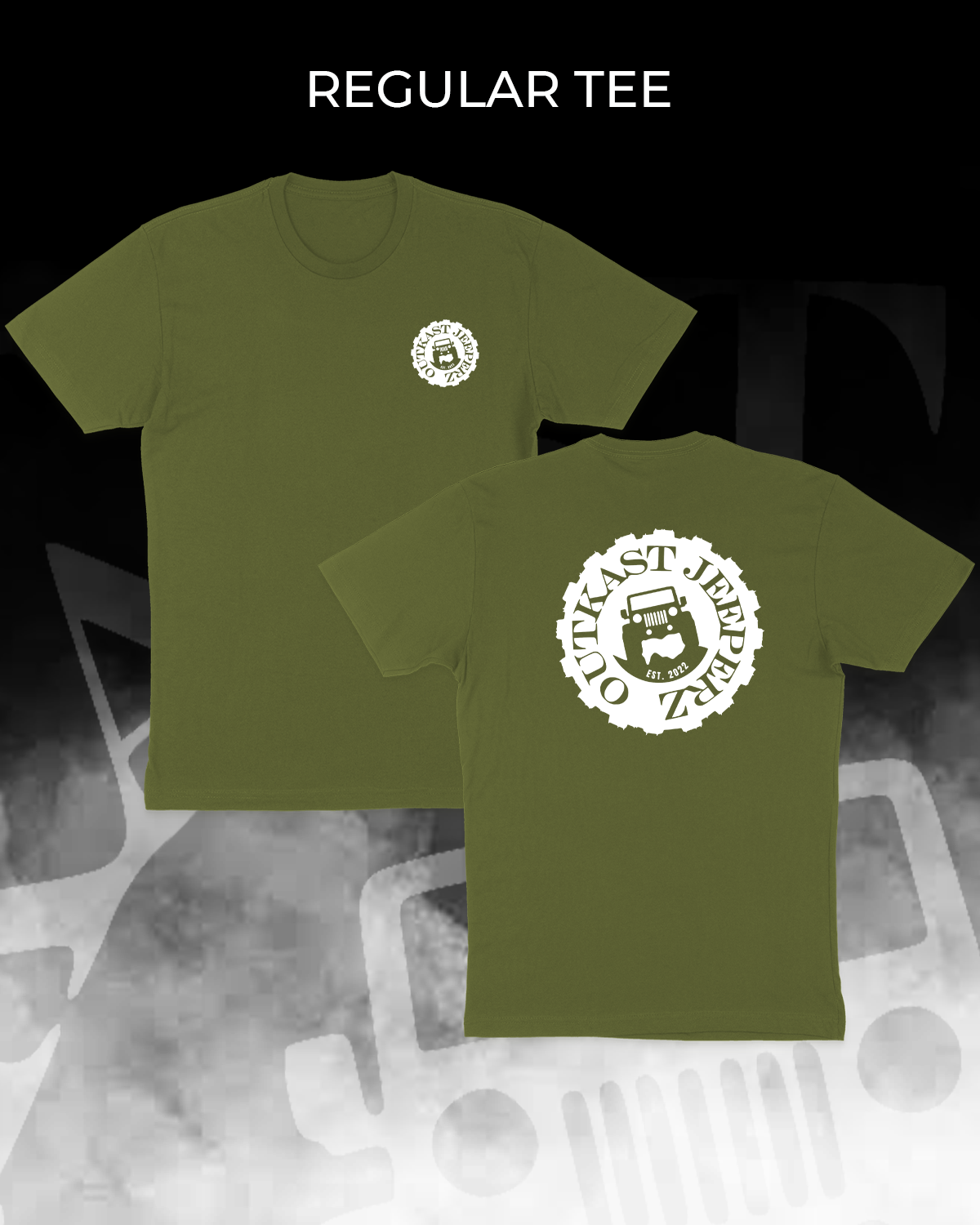 OJ Logo Regular Tee - Front and back