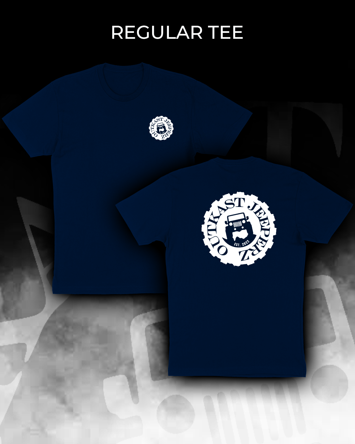 OJ Logo Regular Tee - Front and back