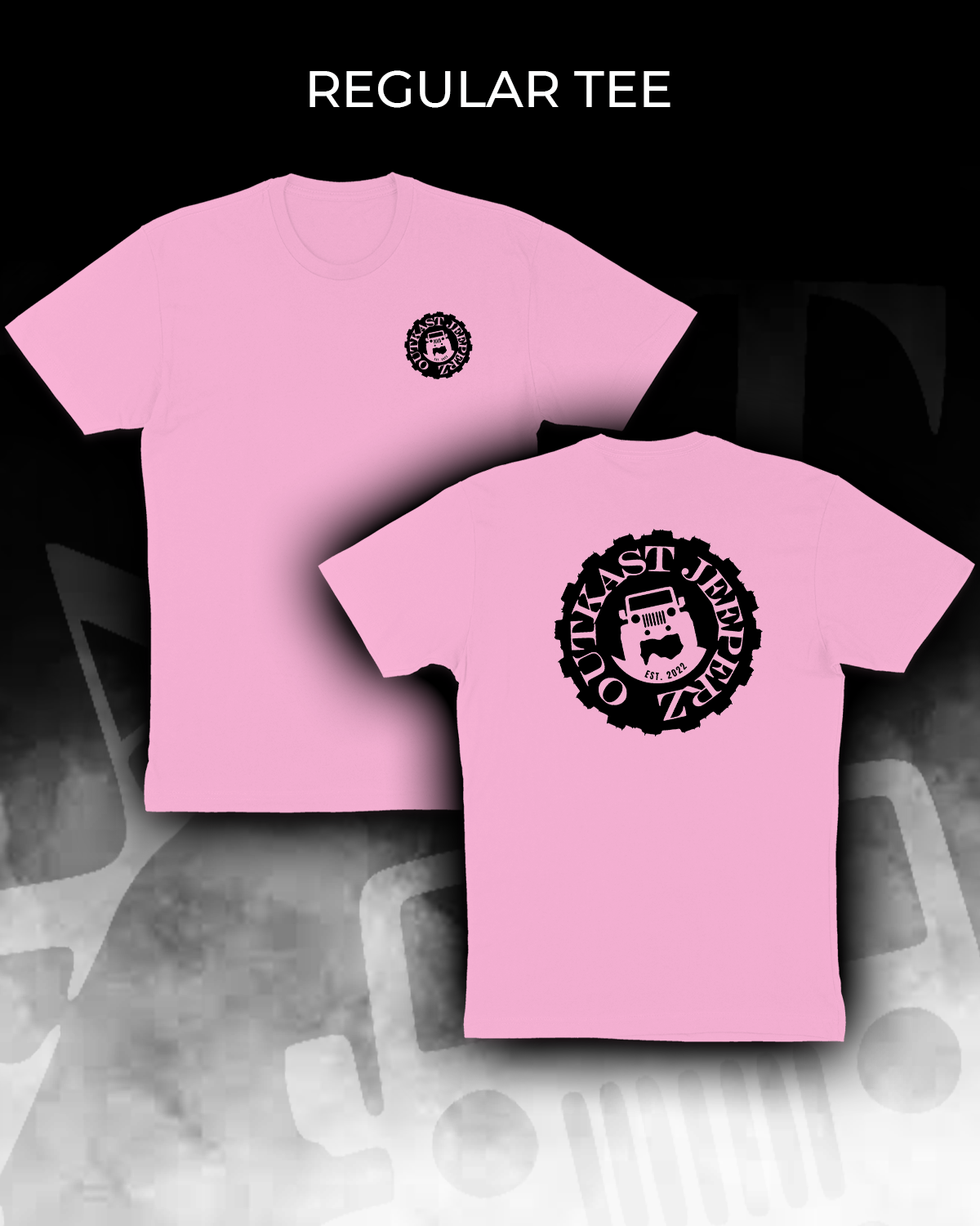 OJ Logo Regular Tee - Front and back