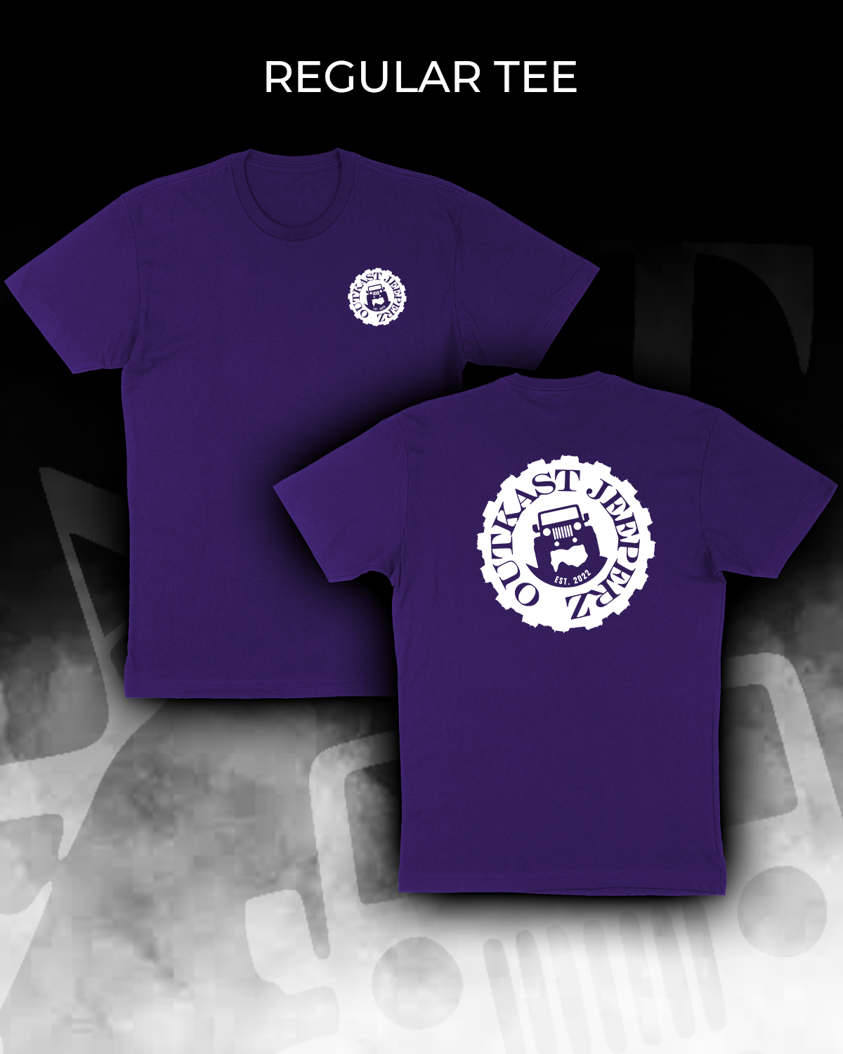 OJ Logo Regular Tee - Front and back
