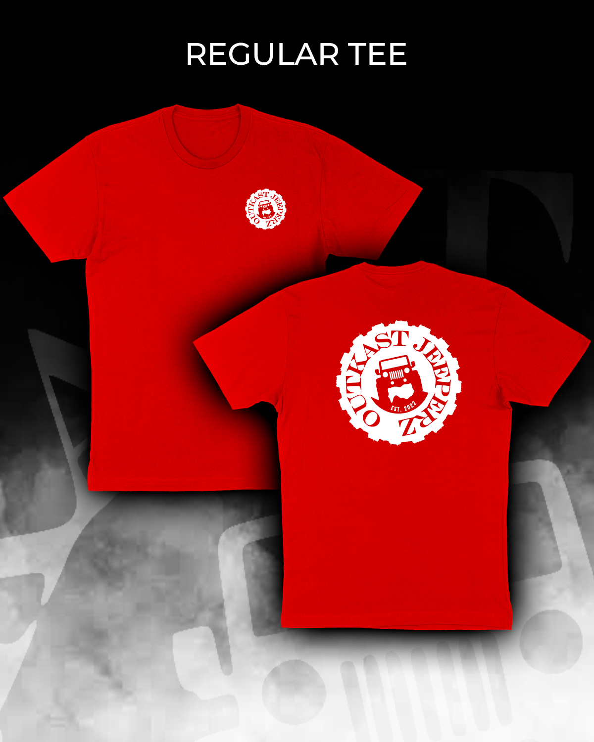 OJ Logo Regular Tee - Front and back