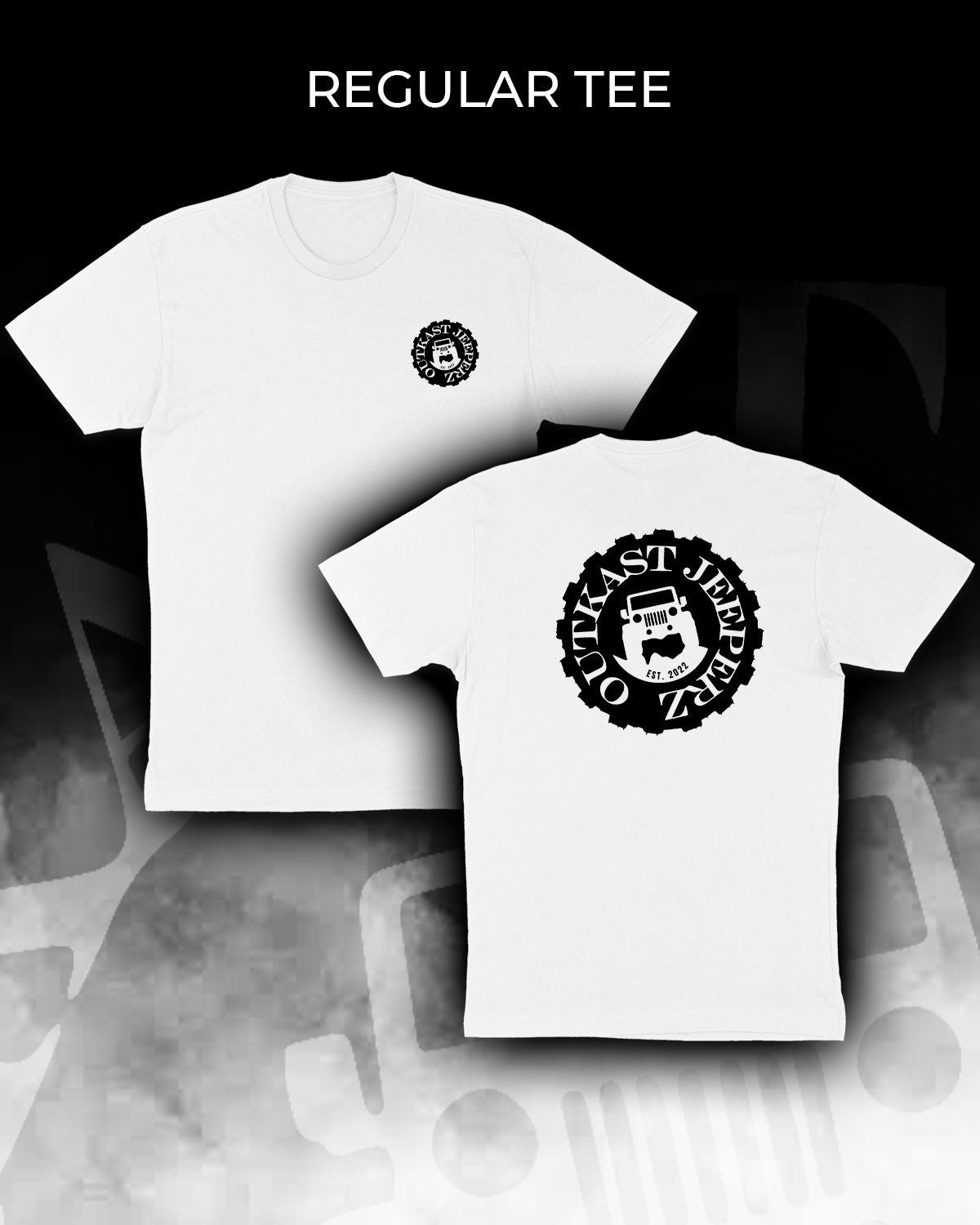 OJ Logo Regular Tee - Front and back