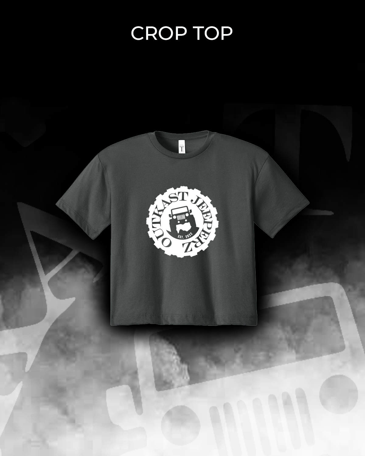 OJ Logo Ladies Crop Top