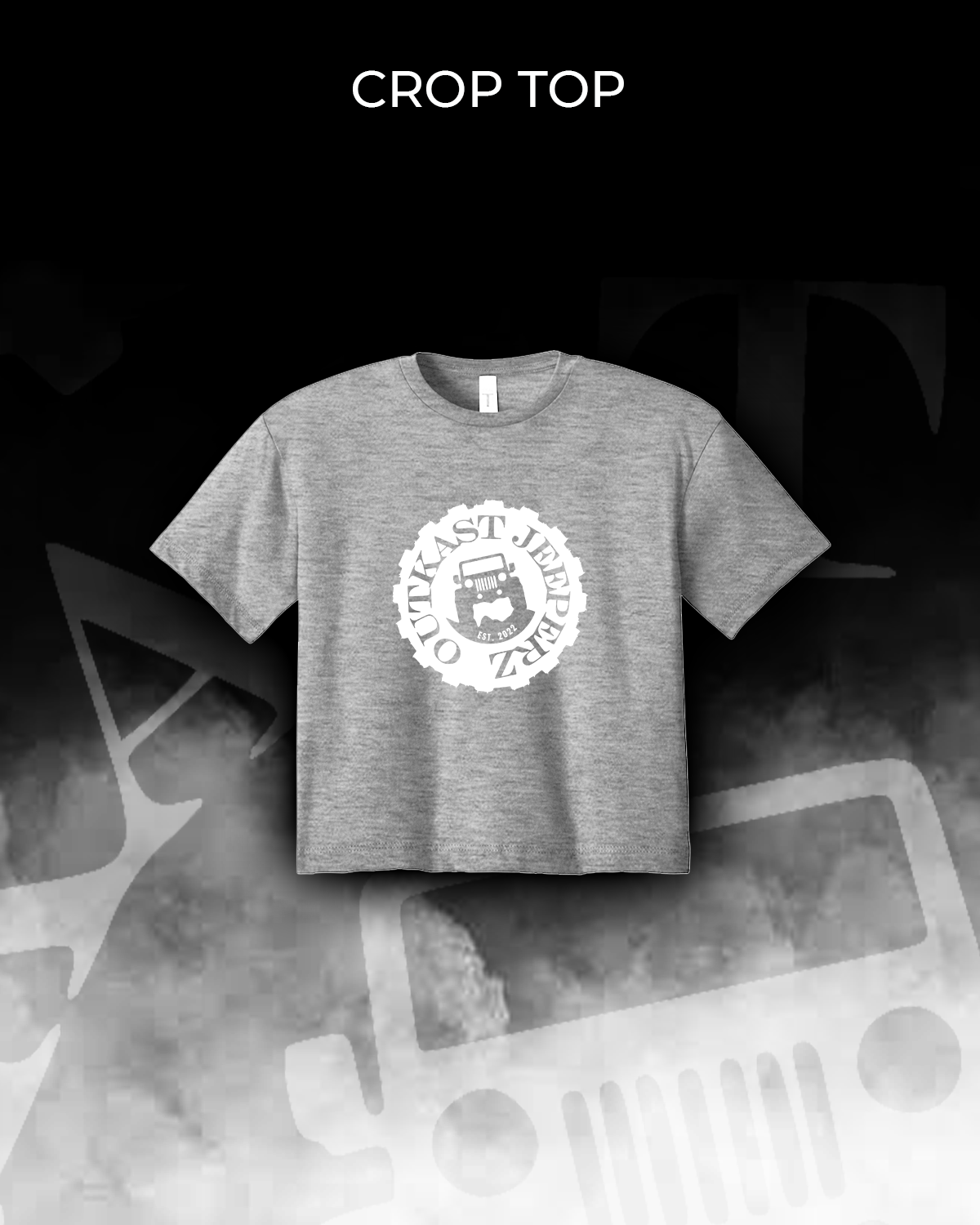 OJ Logo Ladies Crop Top