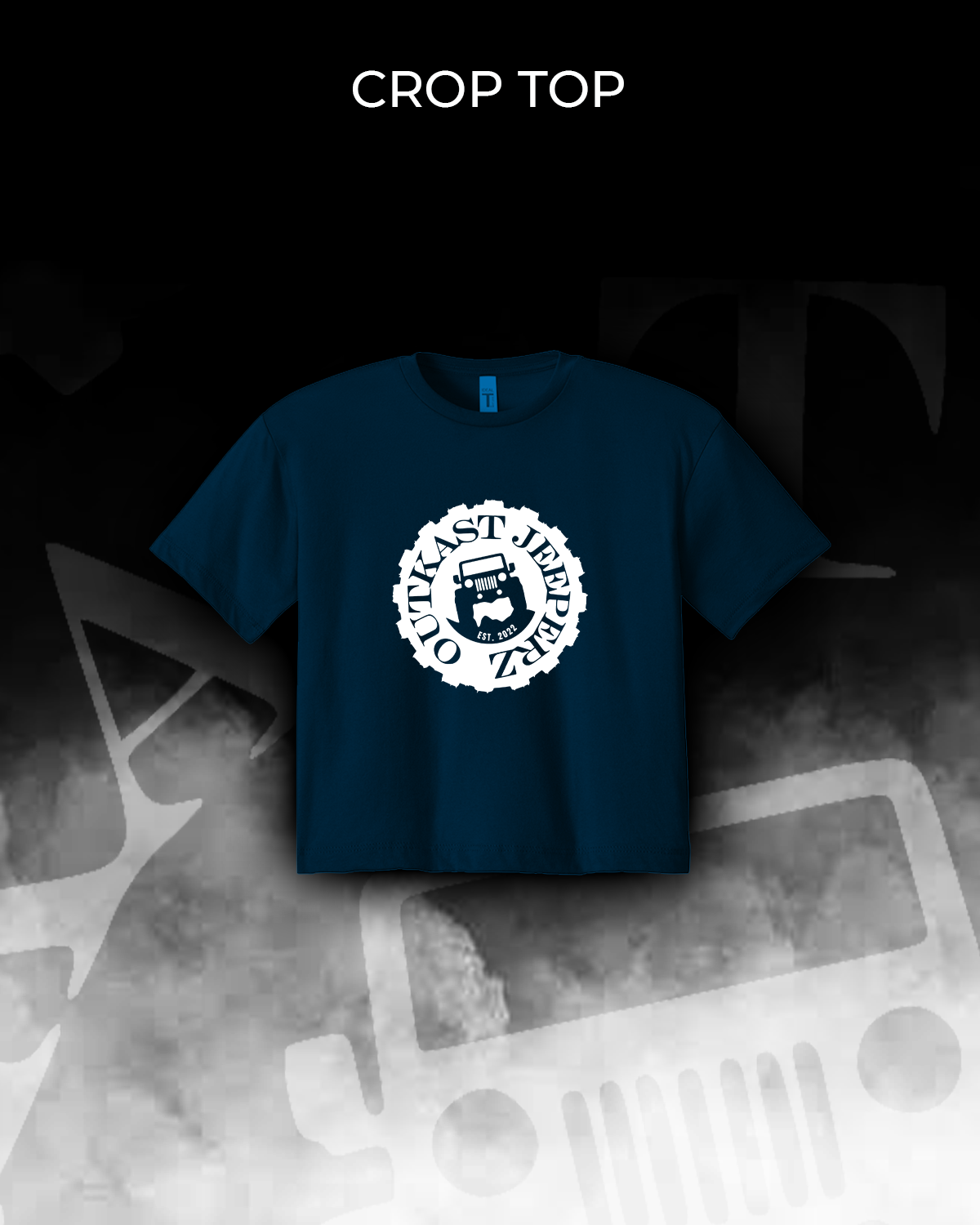 OJ Logo Ladies Crop Top