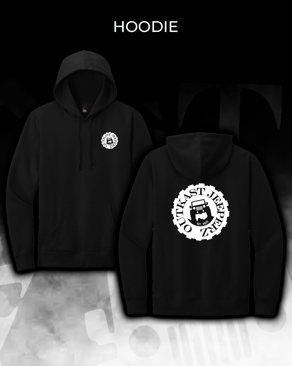 OJ Logo Hoodie - Front and back
