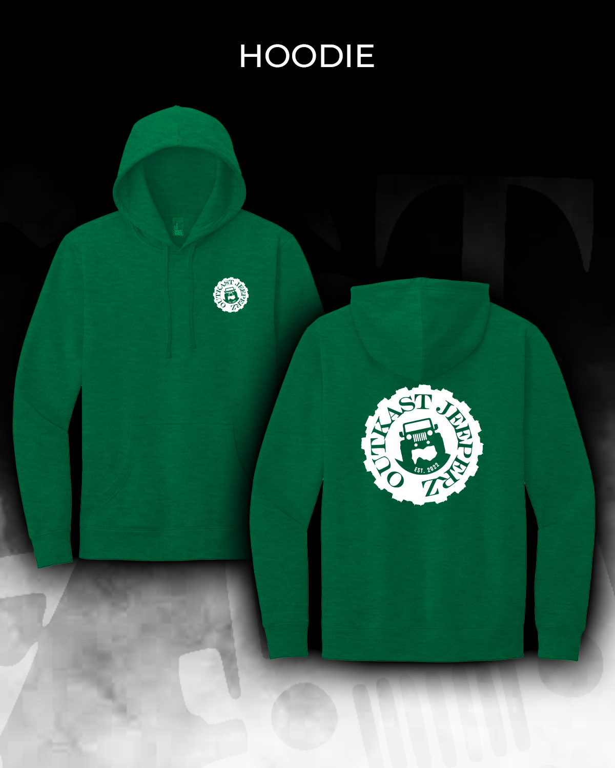 OJ Logo Hoodie - Front and back