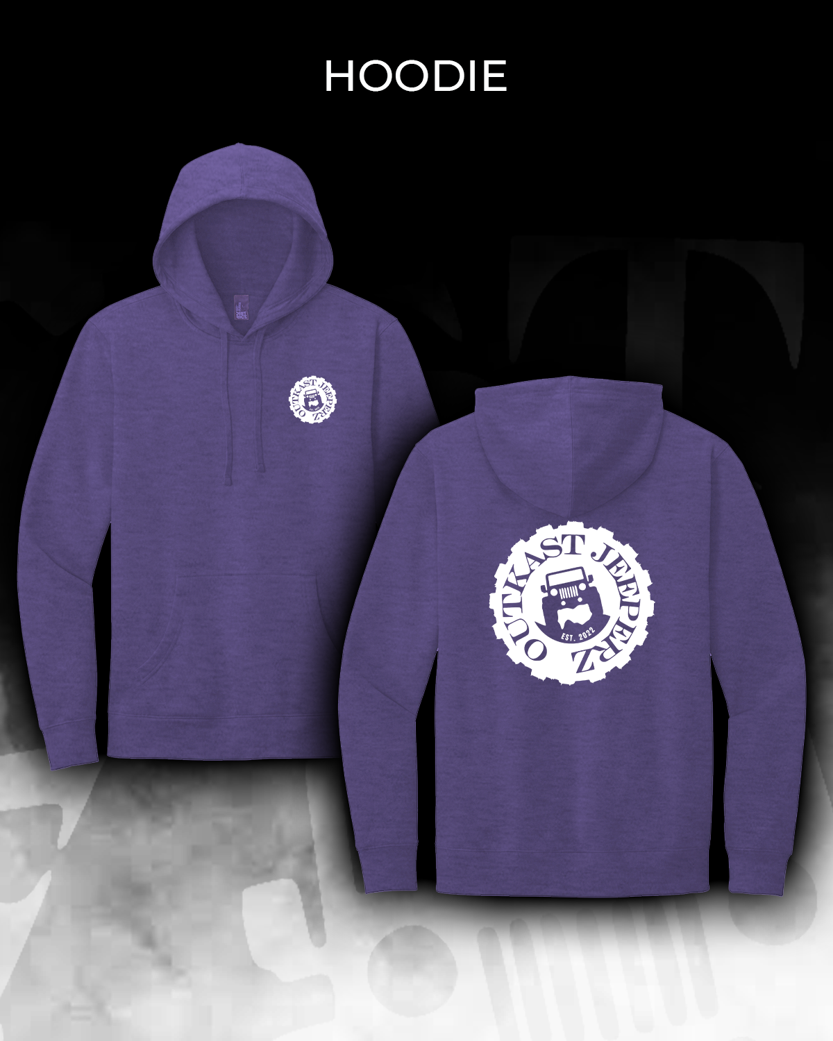OJ Logo Hoodie - Front and back