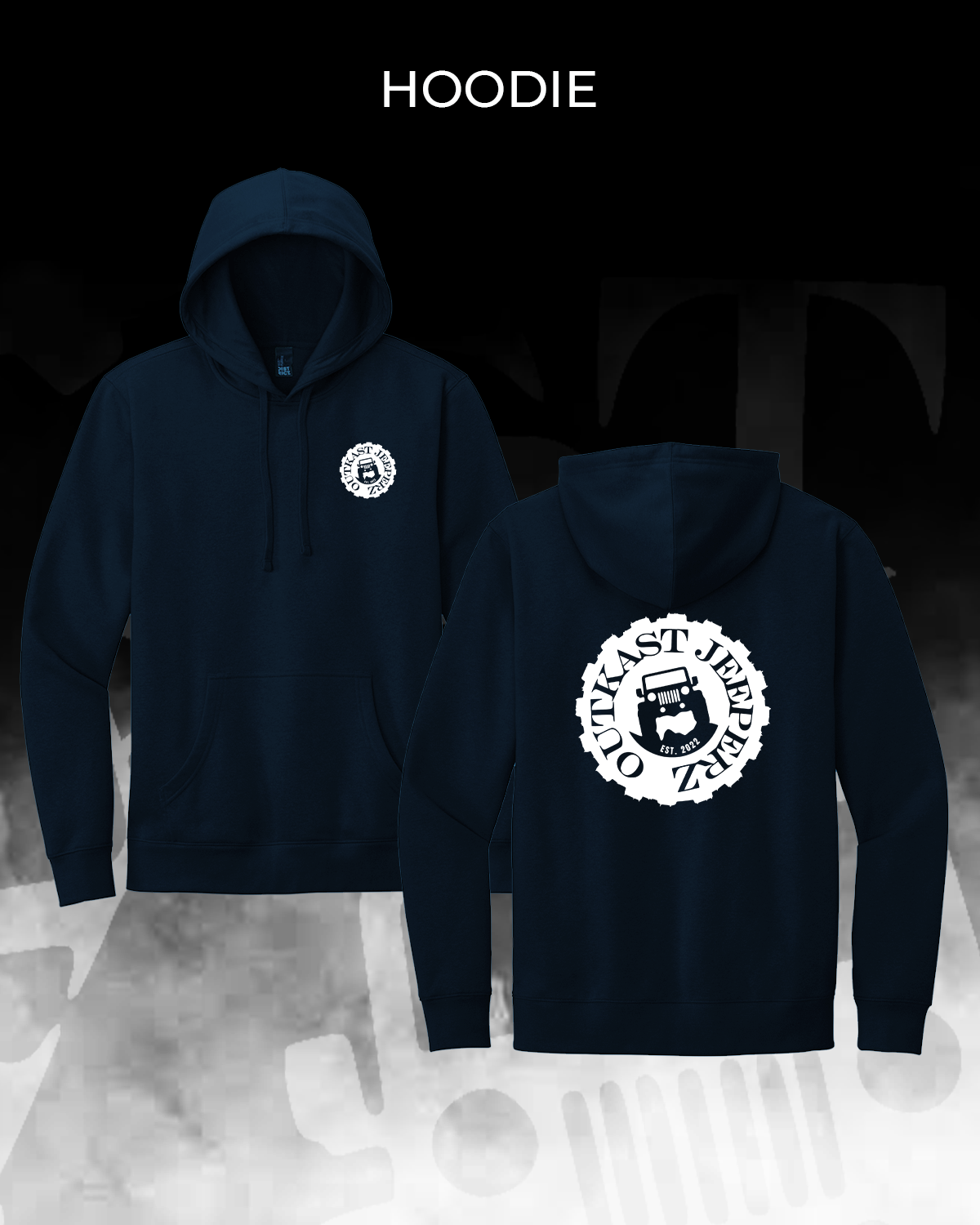 OJ Logo Hoodie - Front and back