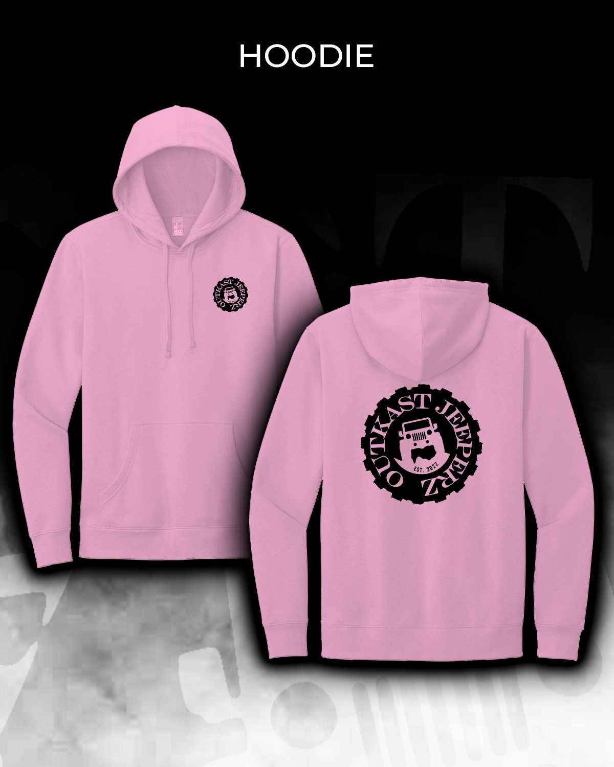 OJ Logo Hoodie - Front and back