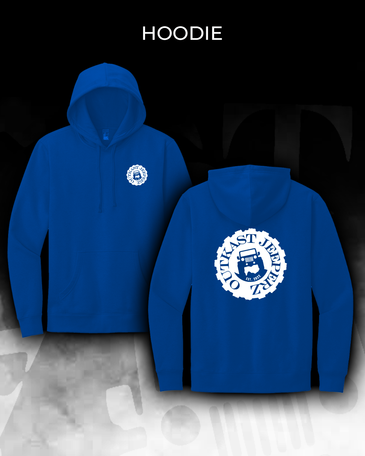 OJ Logo Hoodie - Front and back