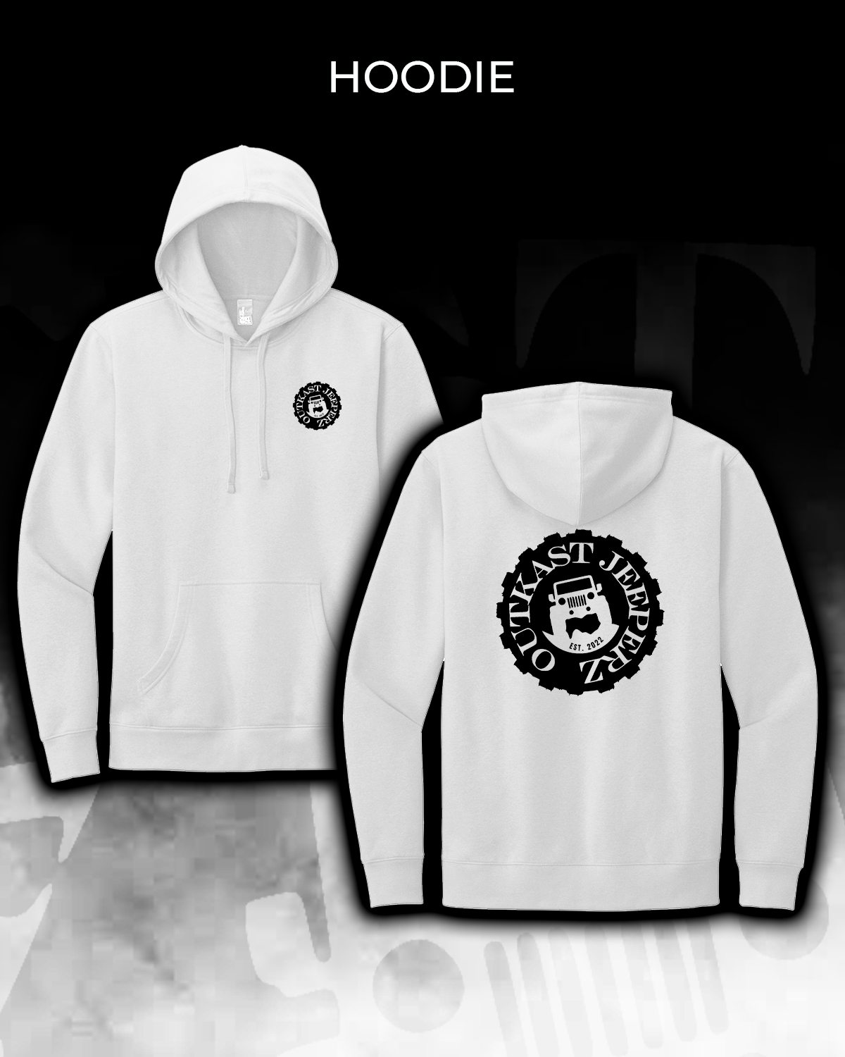 OJ Logo Hoodie - Front and back