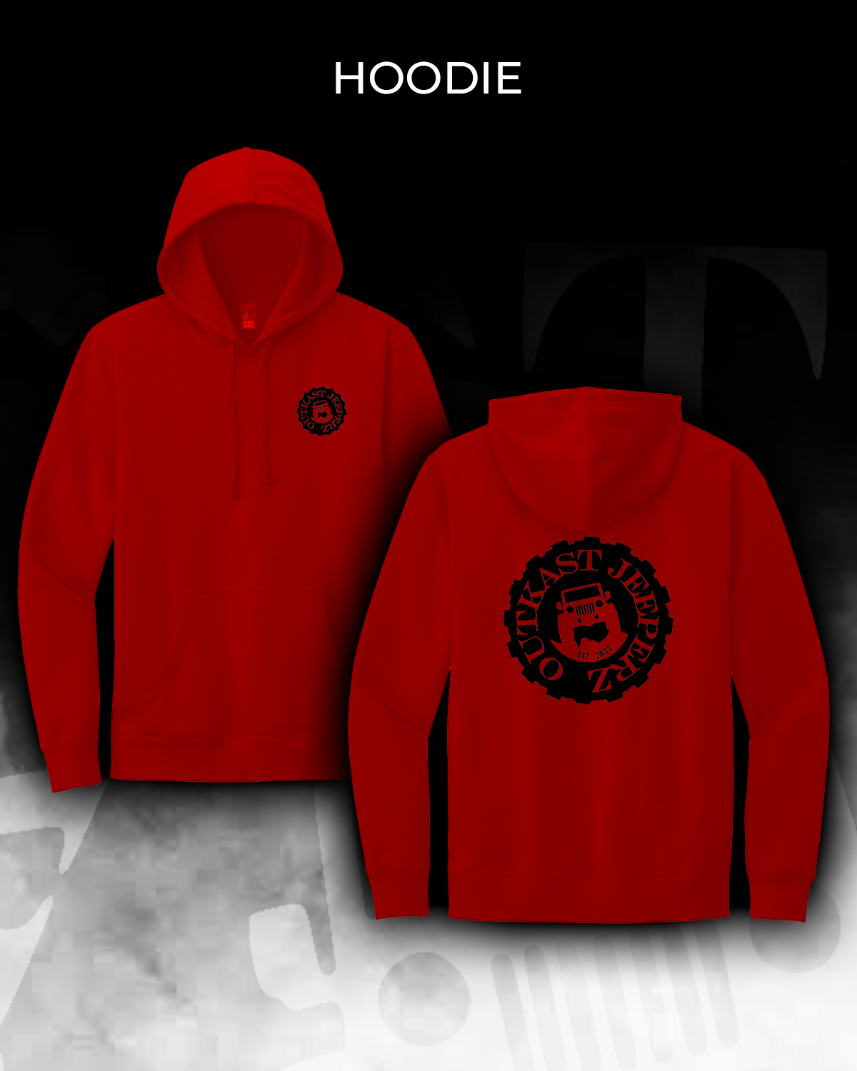 OJ Logo Hoodie - Front and back