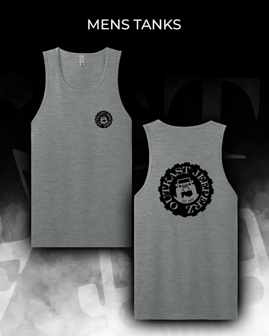 OJ Logo Mens Tank - Front and Back
