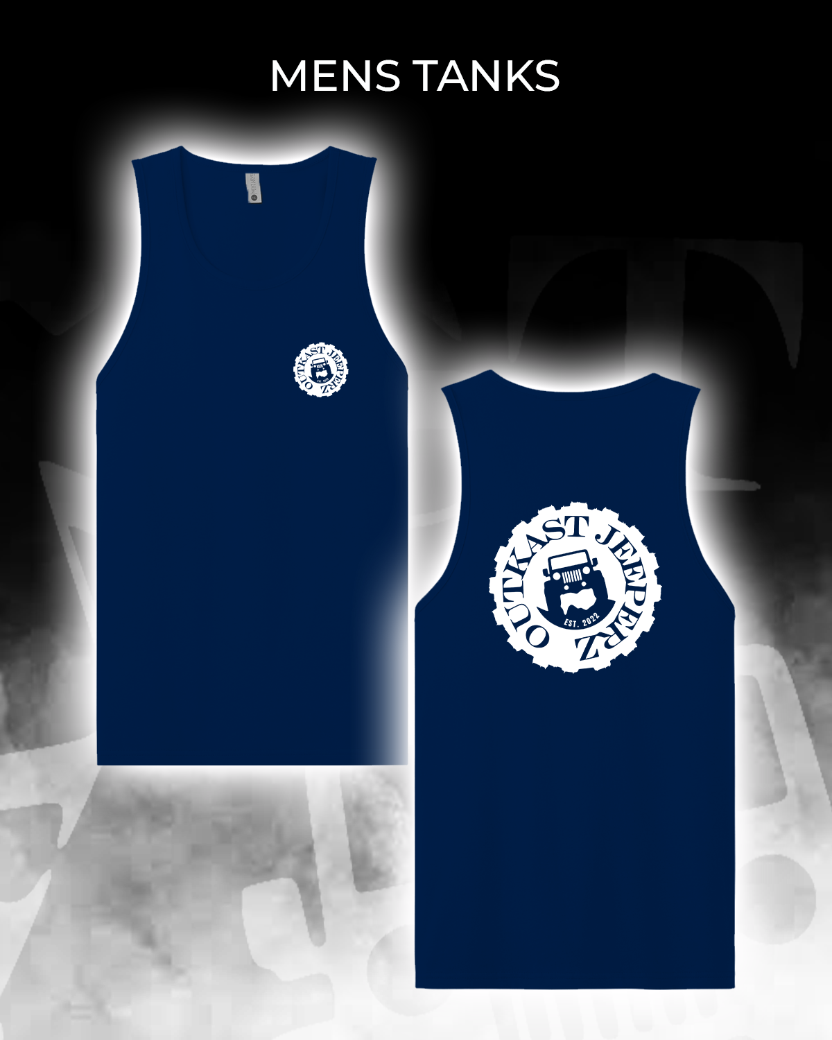 OJ Logo Mens Tank - Front and Back