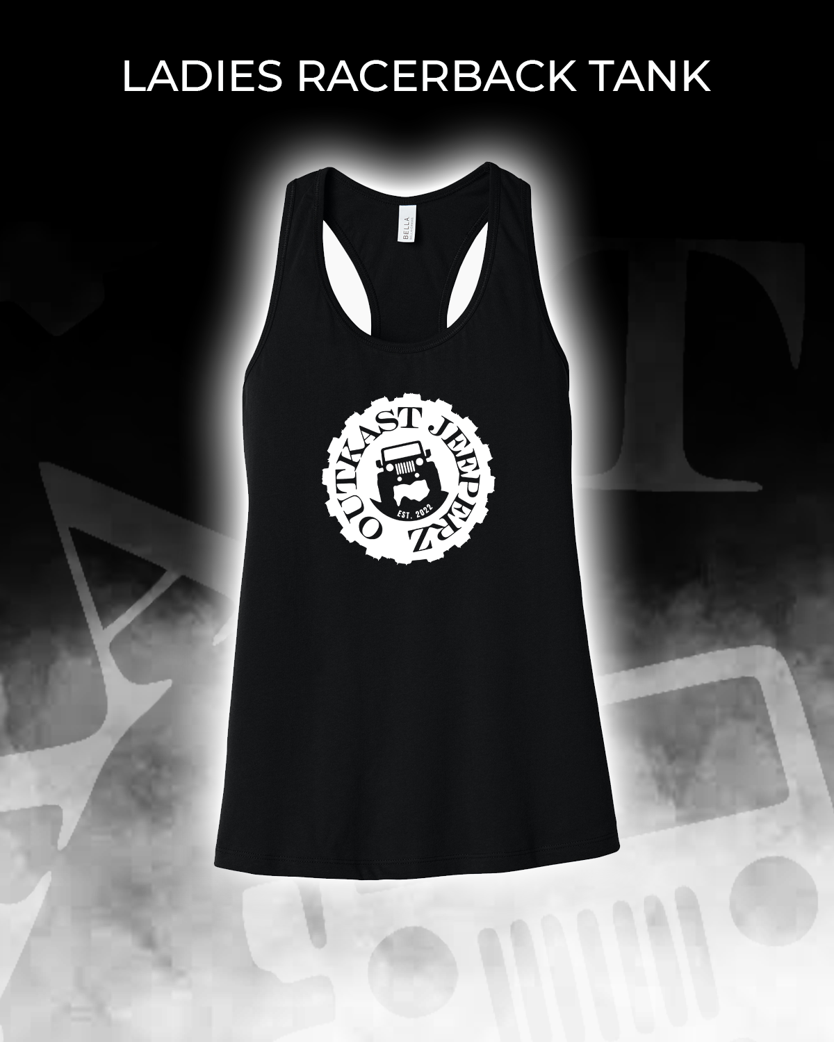 OJ Logo Ladies Racerback Tank