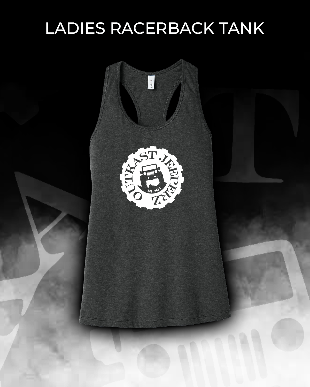 OJ Logo Ladies Racerback Tank
