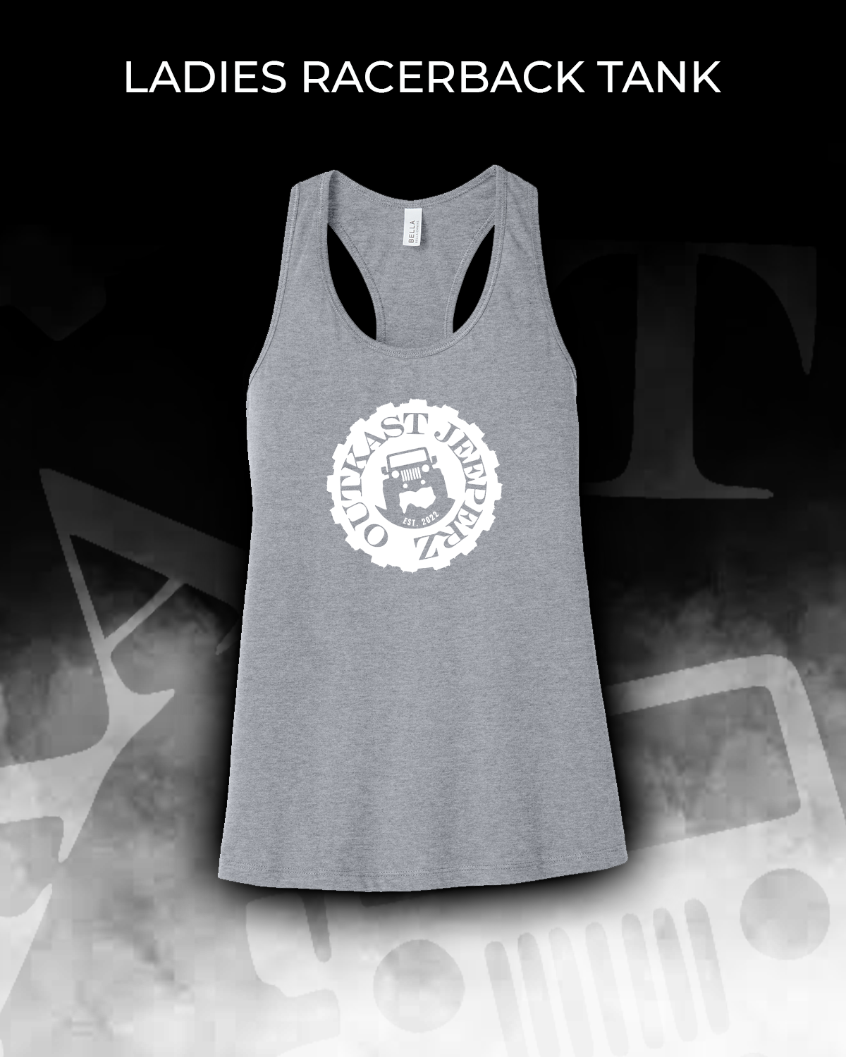 OJ Logo Ladies Racerback Tank