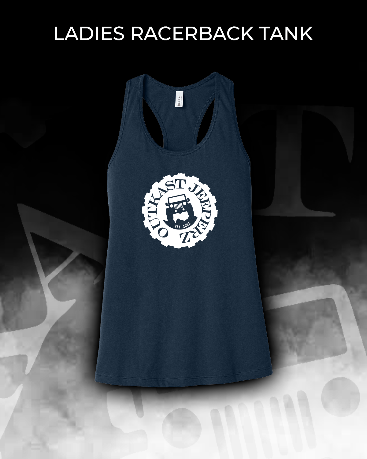 OJ Logo Ladies Racerback Tank