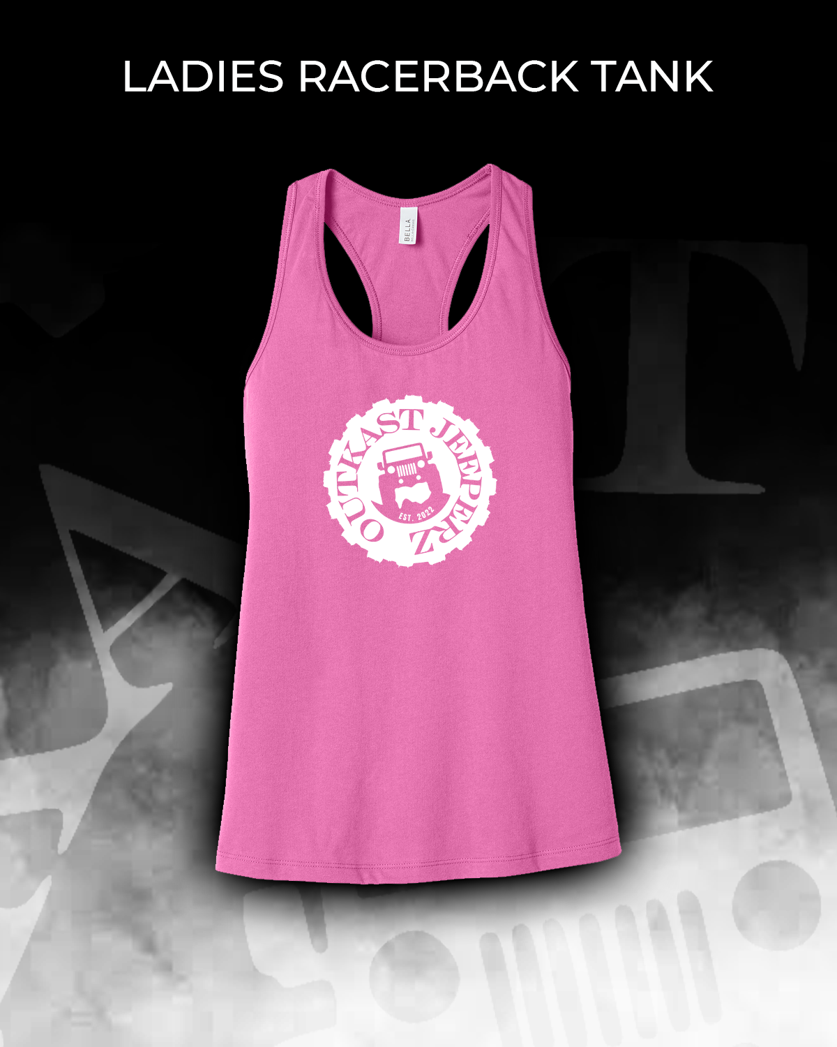 OJ Logo Ladies Racerback Tank
