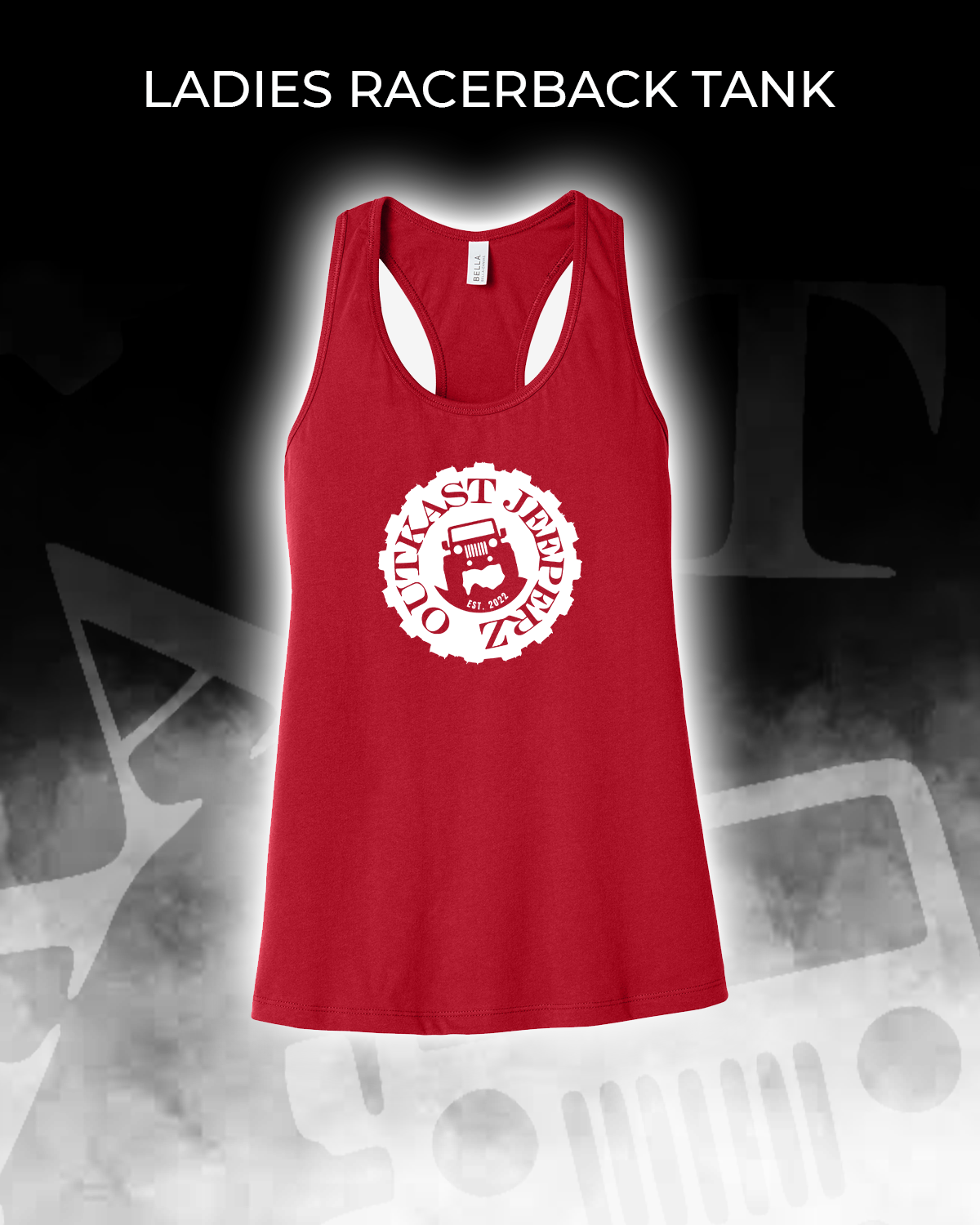 OJ Logo Ladies Racerback Tank