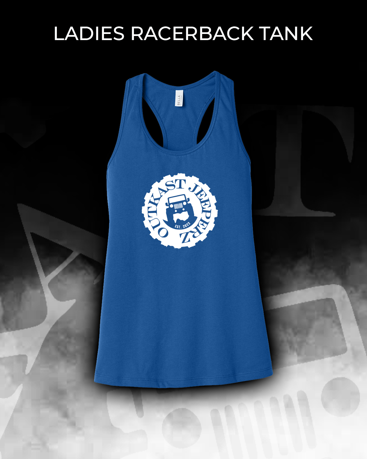 OJ Logo Ladies Racerback Tank