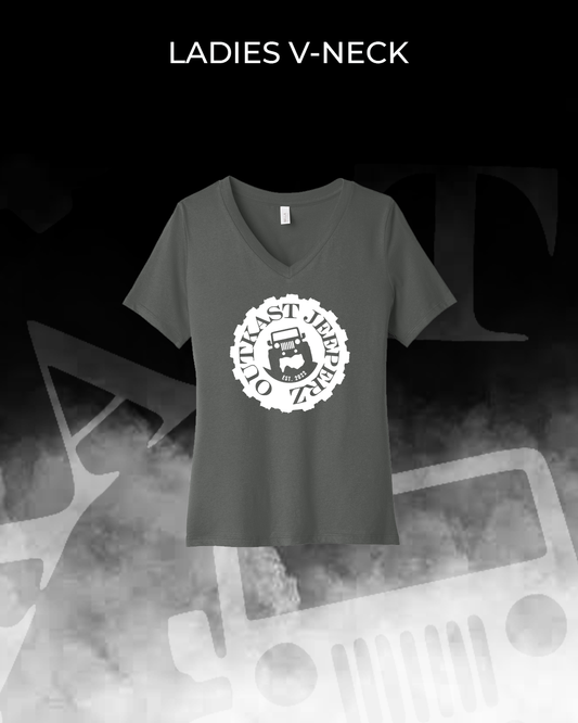 OJ Logo Ladies V-Neck