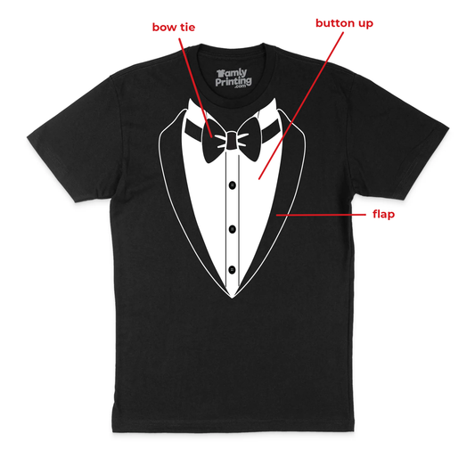 Custom Tuxedo T-Shirt