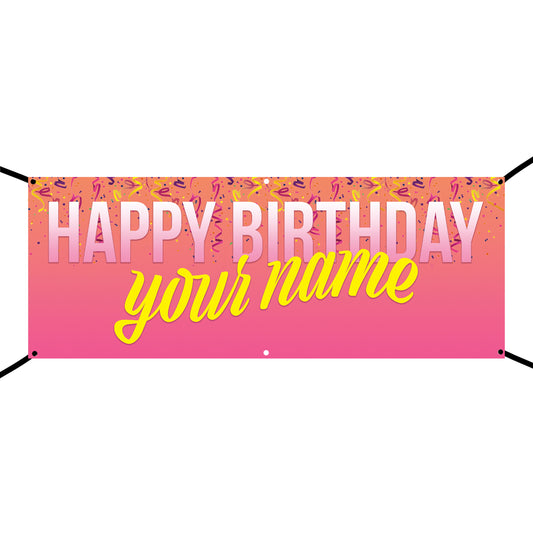 Custom Birthday Banner