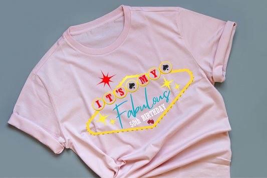 Vegas Birthday (You can Custom the number)