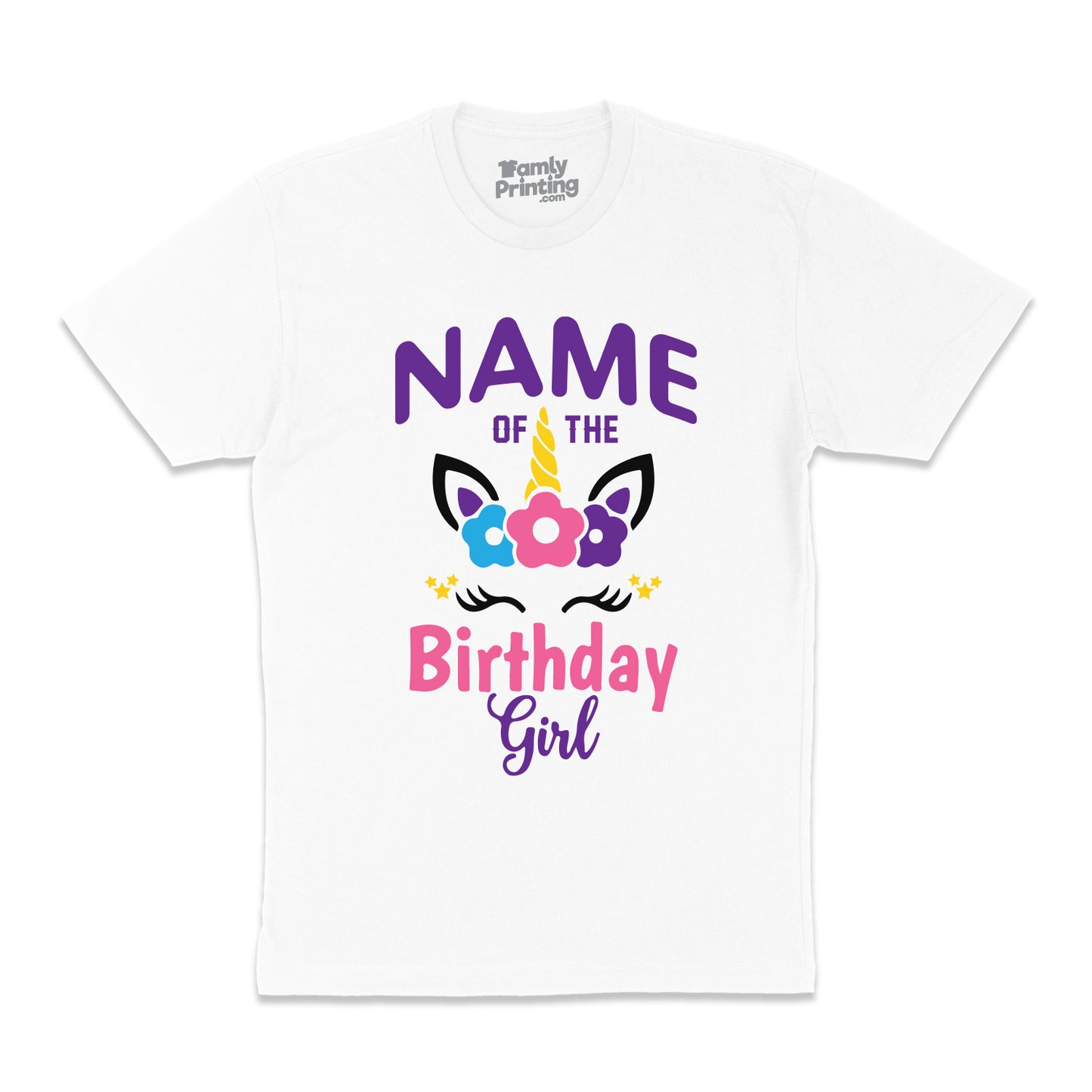 Name of the Birthday Girl Unicorn