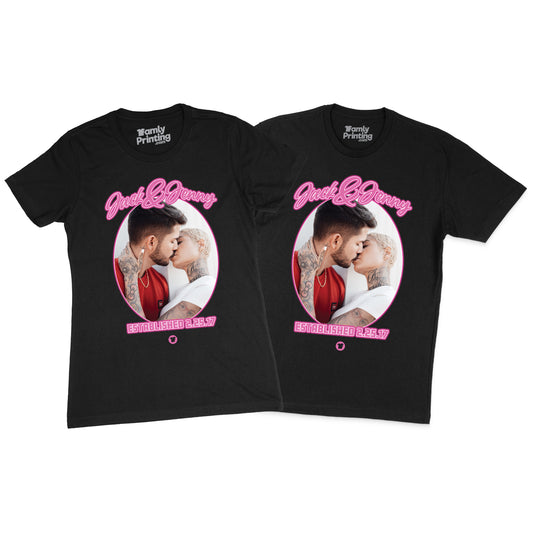 Couple's Retro Tee - Set of 2