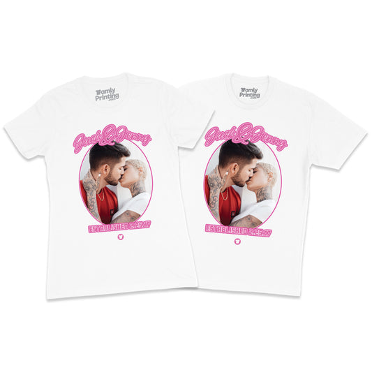 Couple's Retro Tee - Set of 2